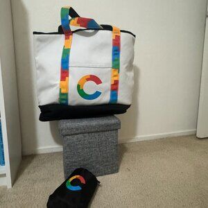 🌈 Google Branded Insulated Picnic Tote + Matching Picnic Blanket Set 🌈